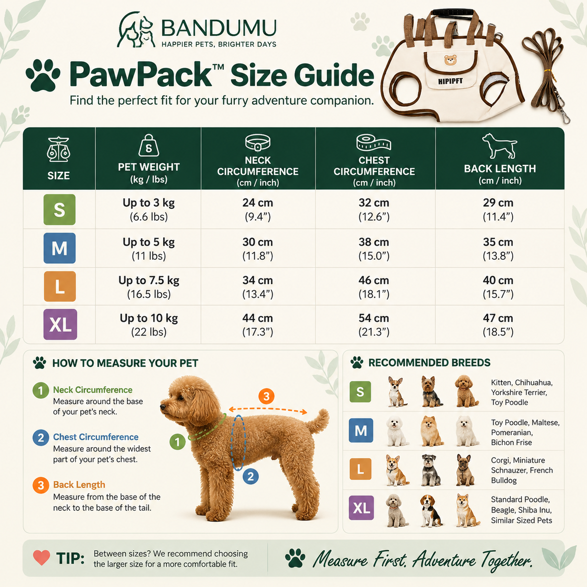 BANDUMU PawPack™ — Multifunctional Pet Carrier